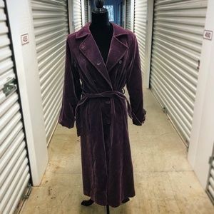 Vintage Purple Marshall Field Womens Coat/ 1970s